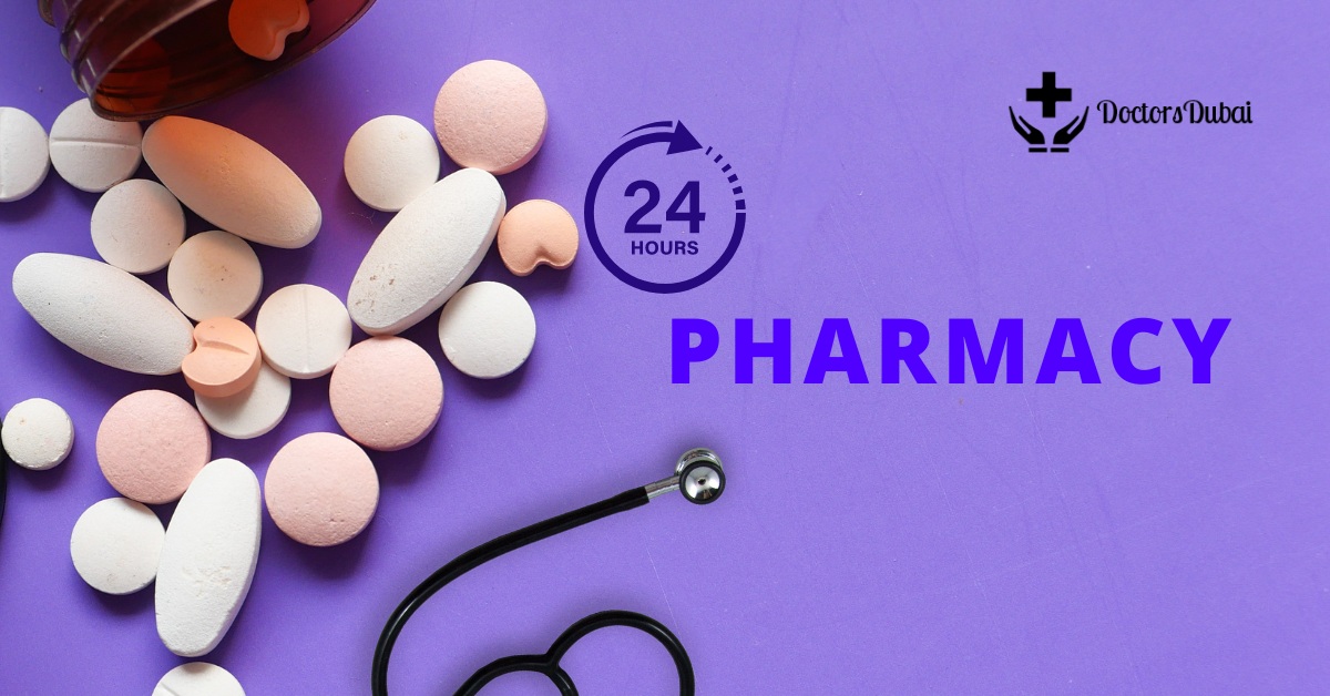 24 hours open pharmacy in Sharjah