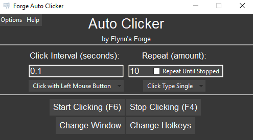 Forge Auto Clicker