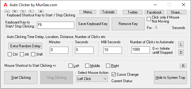 Murgee Auto Clicking