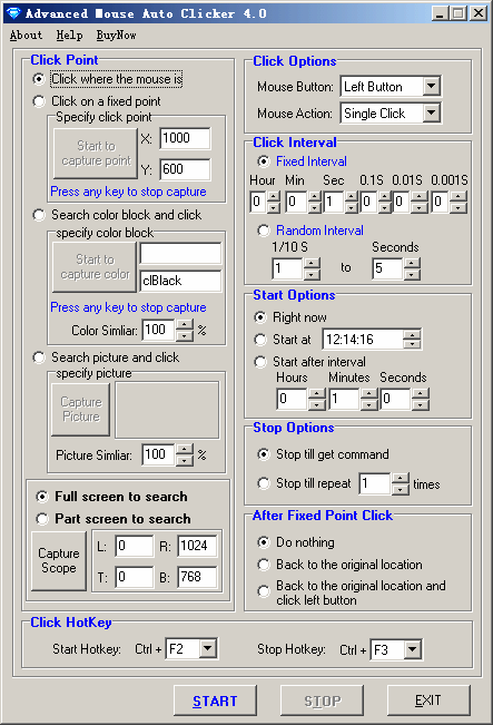 Advanced Mouse Clicker