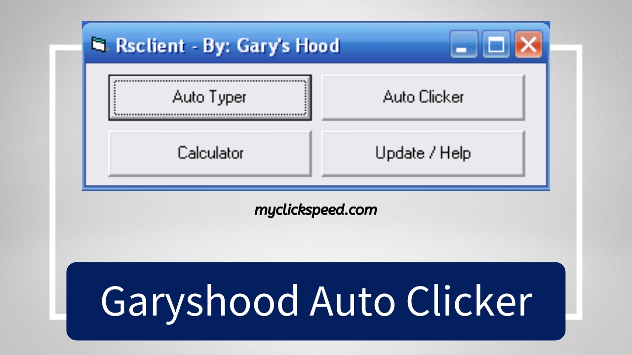 Garyshood Auto Clicker