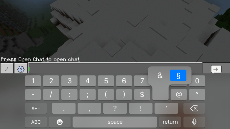 Change Minecraft Text Color in Iphone