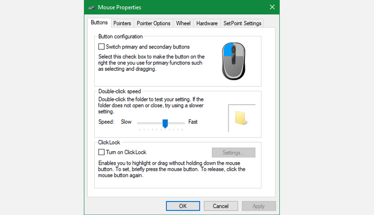 Change the Mouse Double-Click Speed