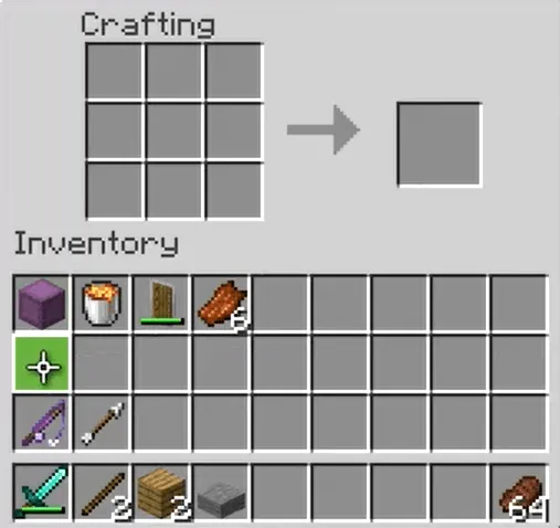 Craft Bow in Minecraft