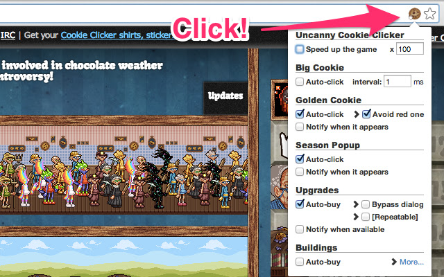 Uncanny Cookie Clicker Extension 1