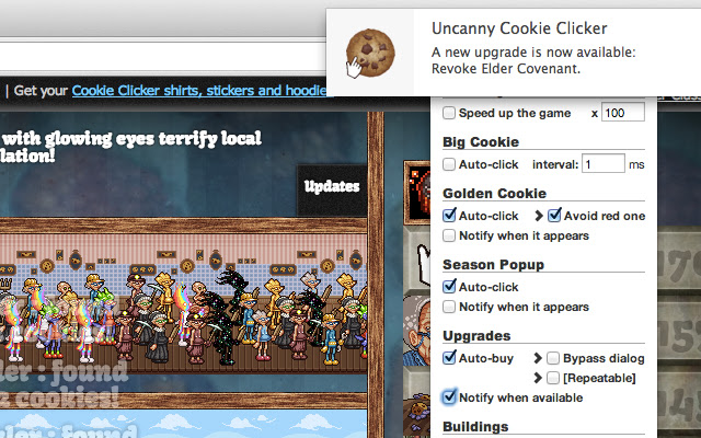 Uncanny Cookie Clicker Extension 3