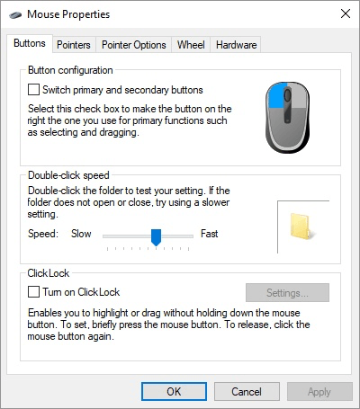 Change The Double-Click Speed Of Your Mouse