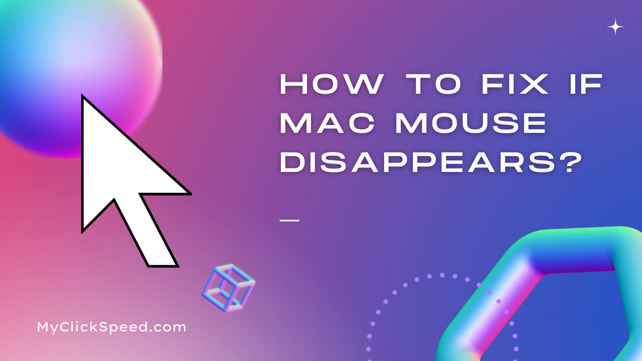 How to fix if Mac Mouse Disappears