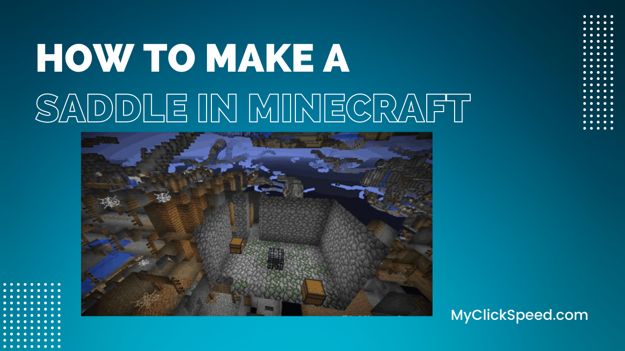 How to make a saddle in minecraft