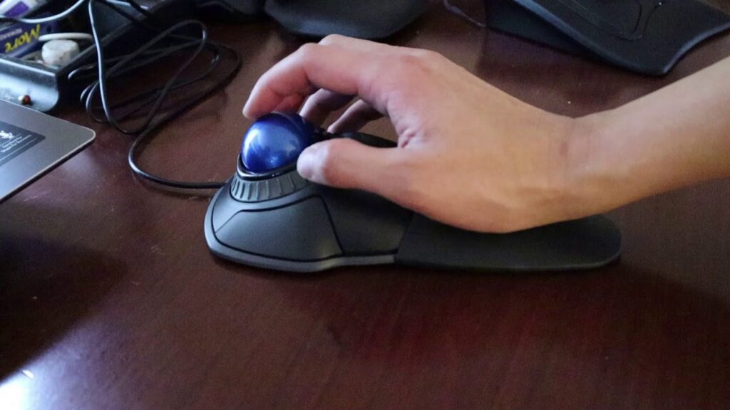 Using a Trackball