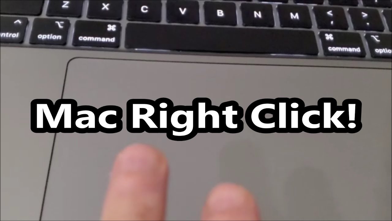 Right Click on Mac