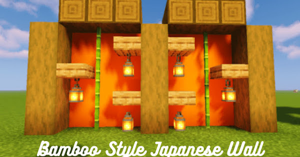 Bamboo Style Japanese Wall