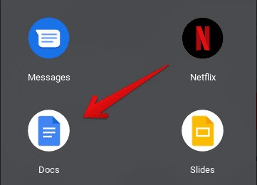 Open Google Docs