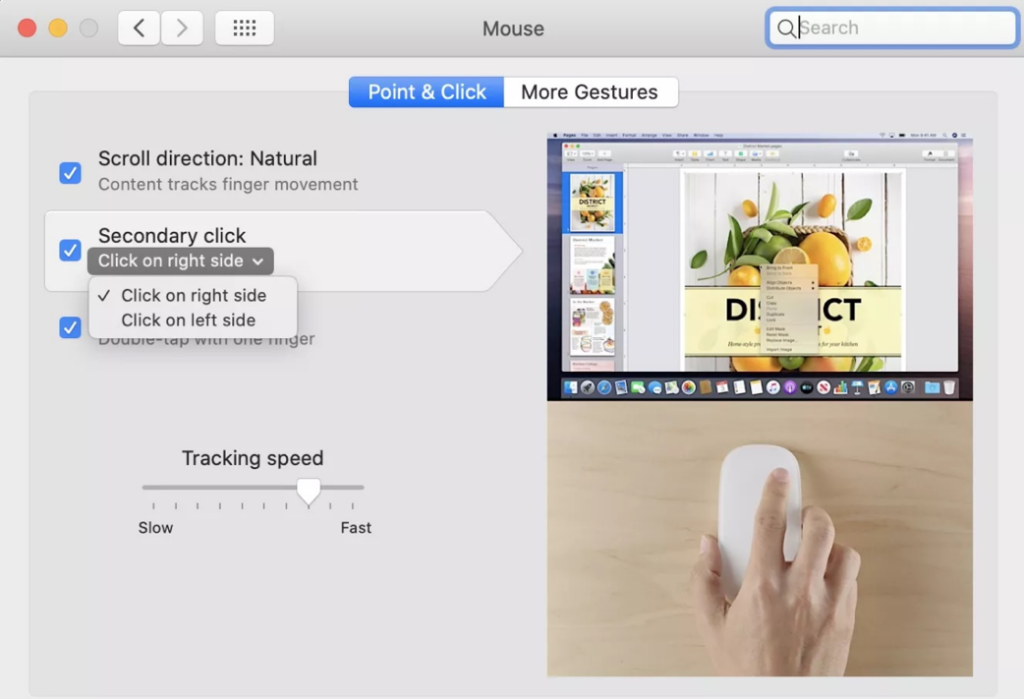 Double-Click on Magic Mouse