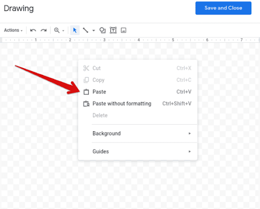 flipping image in google docs